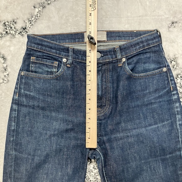 Everlane Skinny Jeans Dark Wash Mid Rise Women's Size 29 Denim Minimalist - Picture 4 of 13